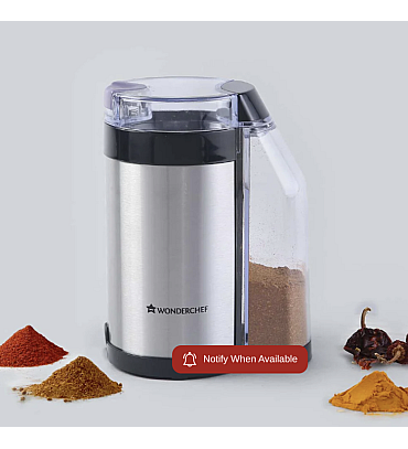 Easy Spice Masala Grinder with Auto-Dispenser, Detachable Jar, Sharp Blade, 2 Years Warranty